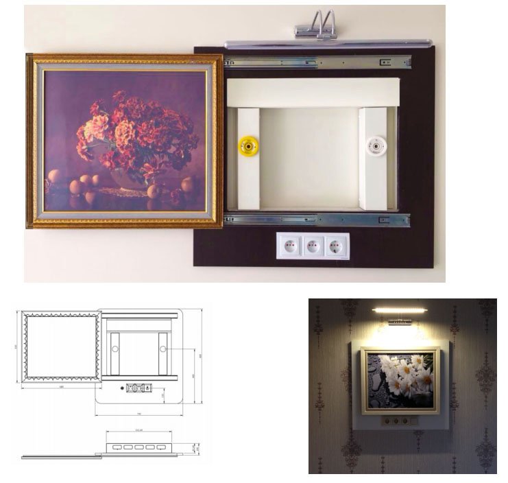 Przyłóżkowy panel Model „Tablo”